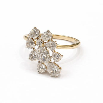 2 Carat Diamond Solitaire Fashion Ring with Brilliant Sparkle