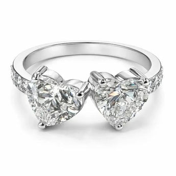 2.3 Carat Diamond Sunburst Statement Ring in 14Kt Gold