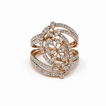 Elegant 1.34 Carat Lab-Grown Diamond Pavé Ring
