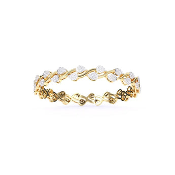 Buy Party Wear Diamond Bangle Online from Ivana Jewels Best lab grown diamond jewellery brand