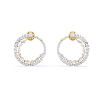Buy Marquise Diamond Hoop Earring from Ivana Jewels Best lab grown diamond jewellery brand