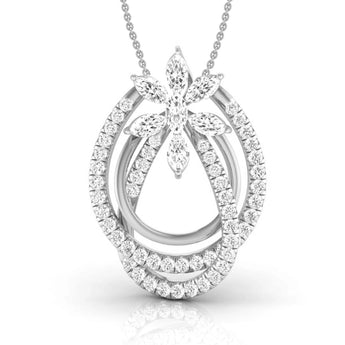 Buy Twirling Tapestry Diamond Pendant Online from Ivana Jewels Best lab grown diamond jewellery brand