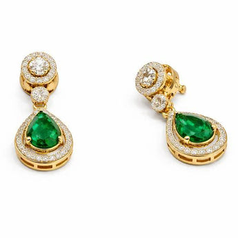 Ivana Jewel  Brilliant Diamond Tiered Dangles