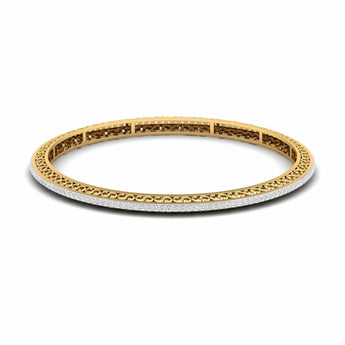 Buy 2 Carat Set Open Design Diamond Bangle Online from Ivana Jewels Best lab grown diamond jewellery brand