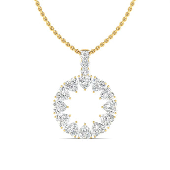Minimalist Diamond Pendant Necklace Best lab grown diamond jewellery brand