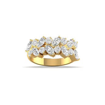 Buy 0.89 Carat Marquise-Cut Diamond Cocktail Ring at Ivana Jewels Best lab grown diamond jewellery brand