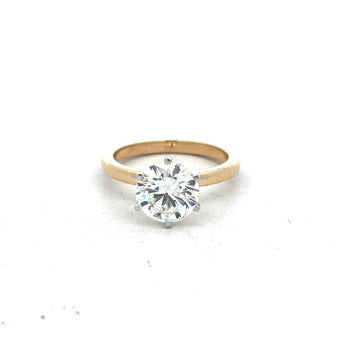 2.7 Carat Solitaire Diamond Engagement Ring