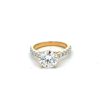 2.6 Carat Round Diamond Solitaire Ring
