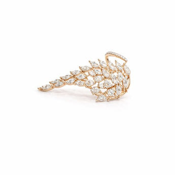 Exquisite Pear and Marquise Diamond Ring