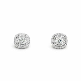 1.3 Carat Each Round Diamond  Studs
