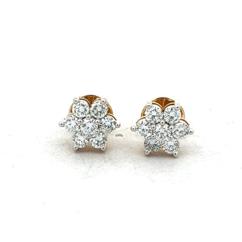Sparkling Cluster Flower Design for Women