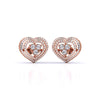 Eternal Love Heart Studs