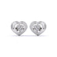 Eternal Love Heart Studs