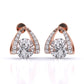 Modern Grace Diamond Earrings