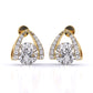 Modern Grace Diamond Earrings