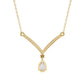 Diamond V-Pendant Necklace