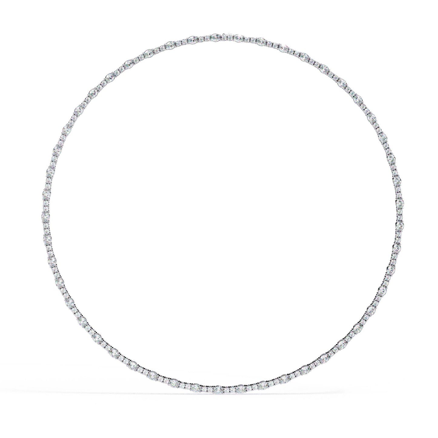 Classic Diamond Line Necklace