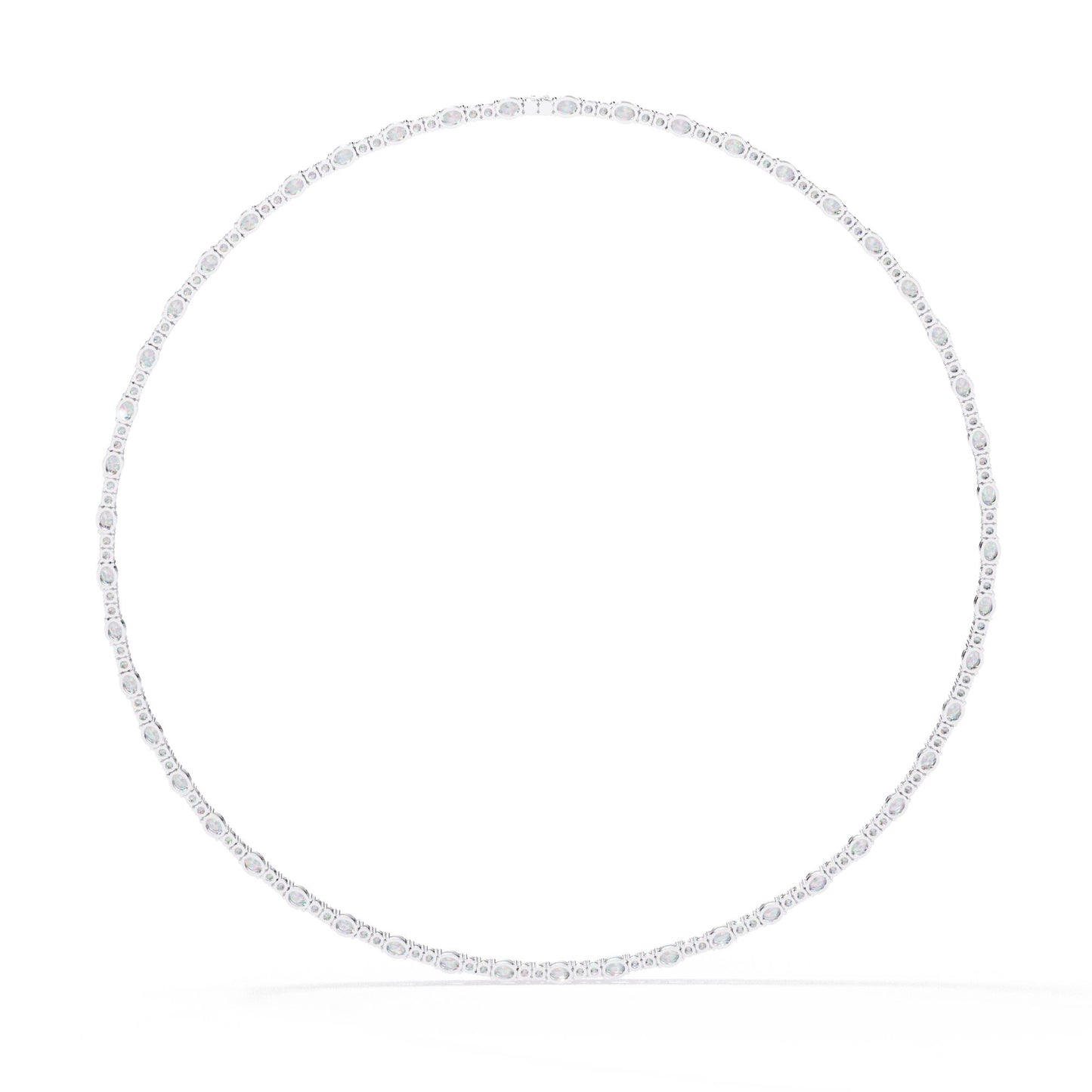 Classic Diamond Line Necklace