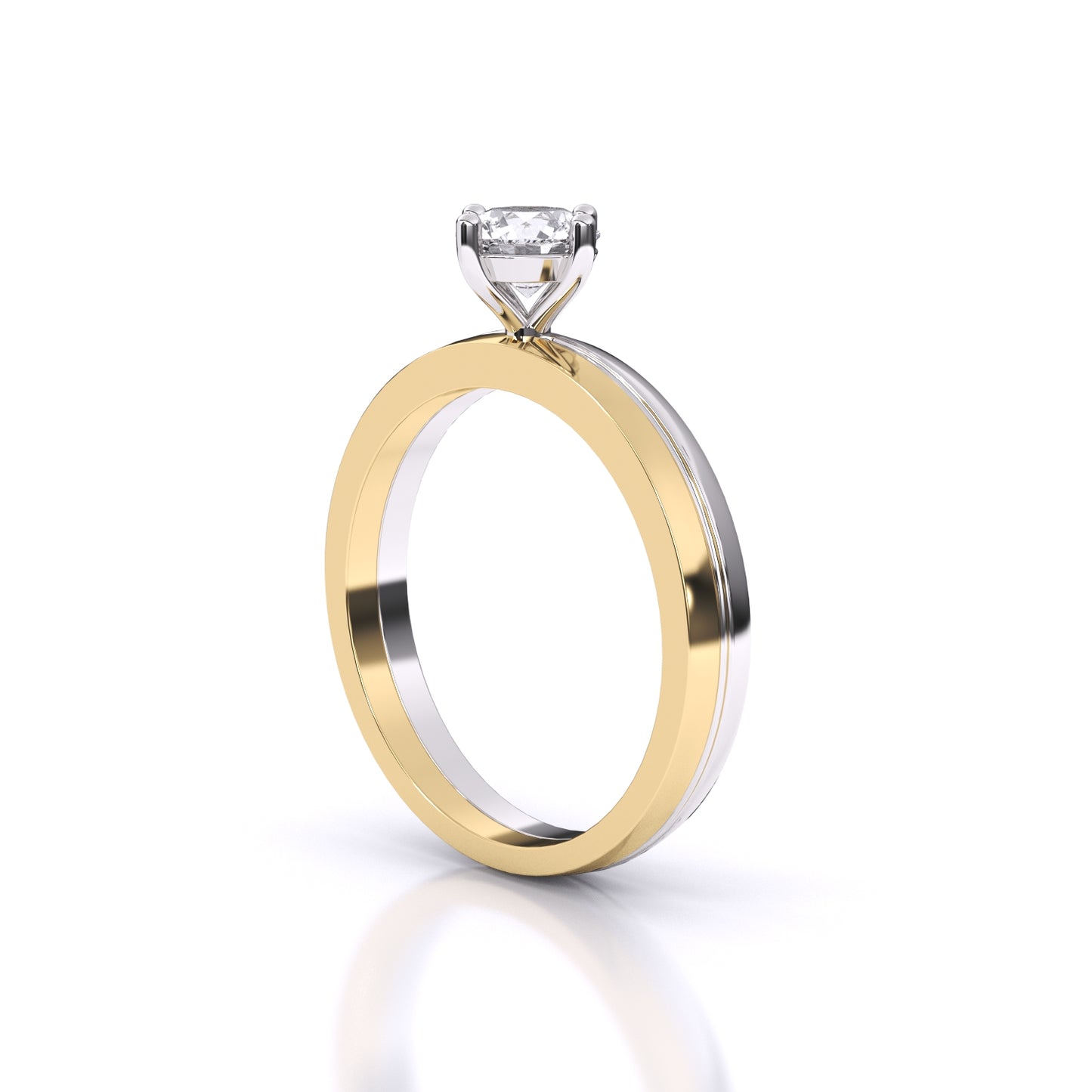 40 Pointers Classic Solitaire Ring