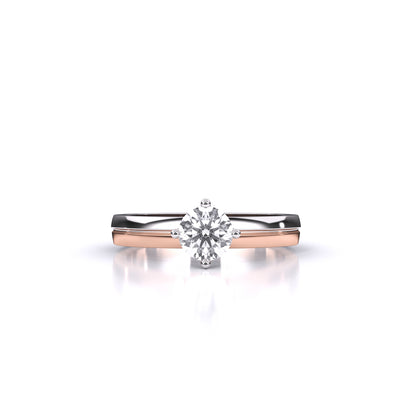 40 Pointers Classic Solitaire Ring