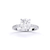 Cushion Solitaire Engagement Ring