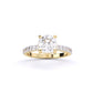 Cushion Solitaire Engagement Ring