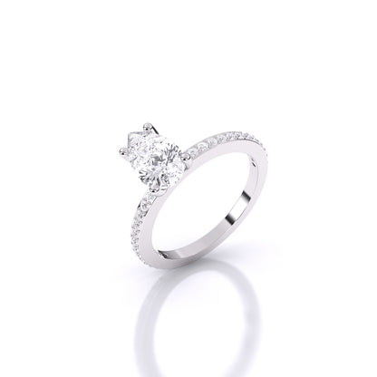 Eminent Pear-Shaped Solitaire Ring