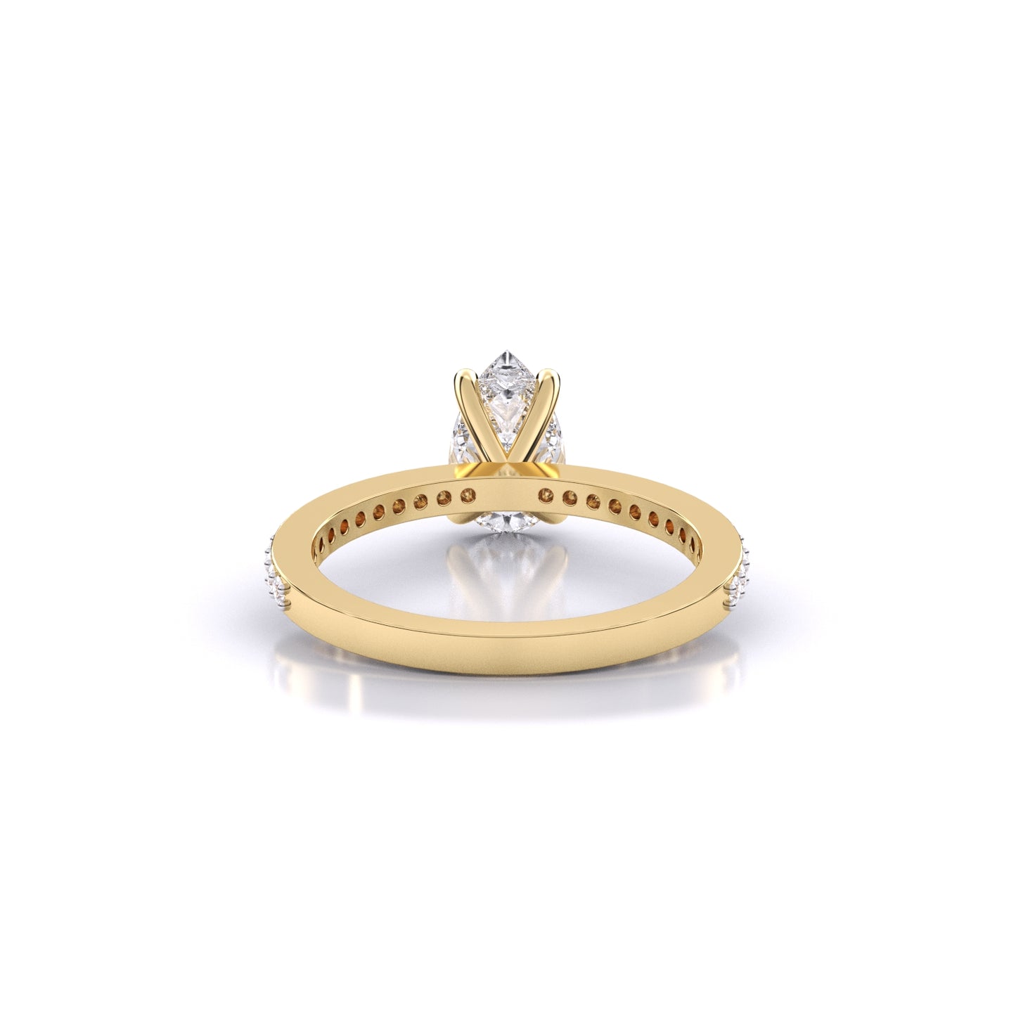 Eminent Pear-Shaped Solitaire Ring