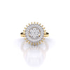 Peppered Dazzle Diamond Ring