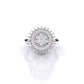 Peppered Dazzle Diamond Ring