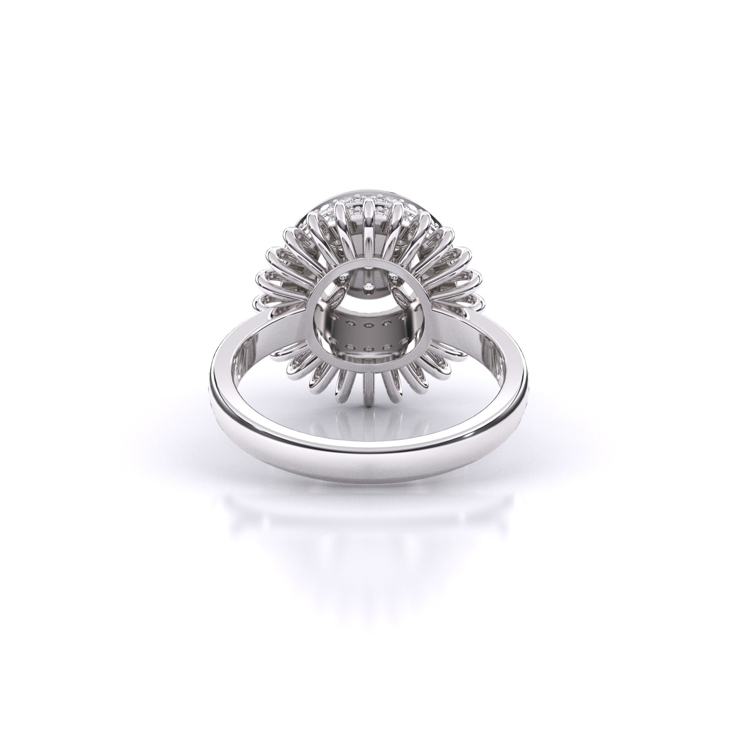 Peppered Dazzle Diamond Ring