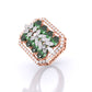 Rectangle Emerald Ring