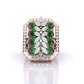 Rectangle Emerald Ring