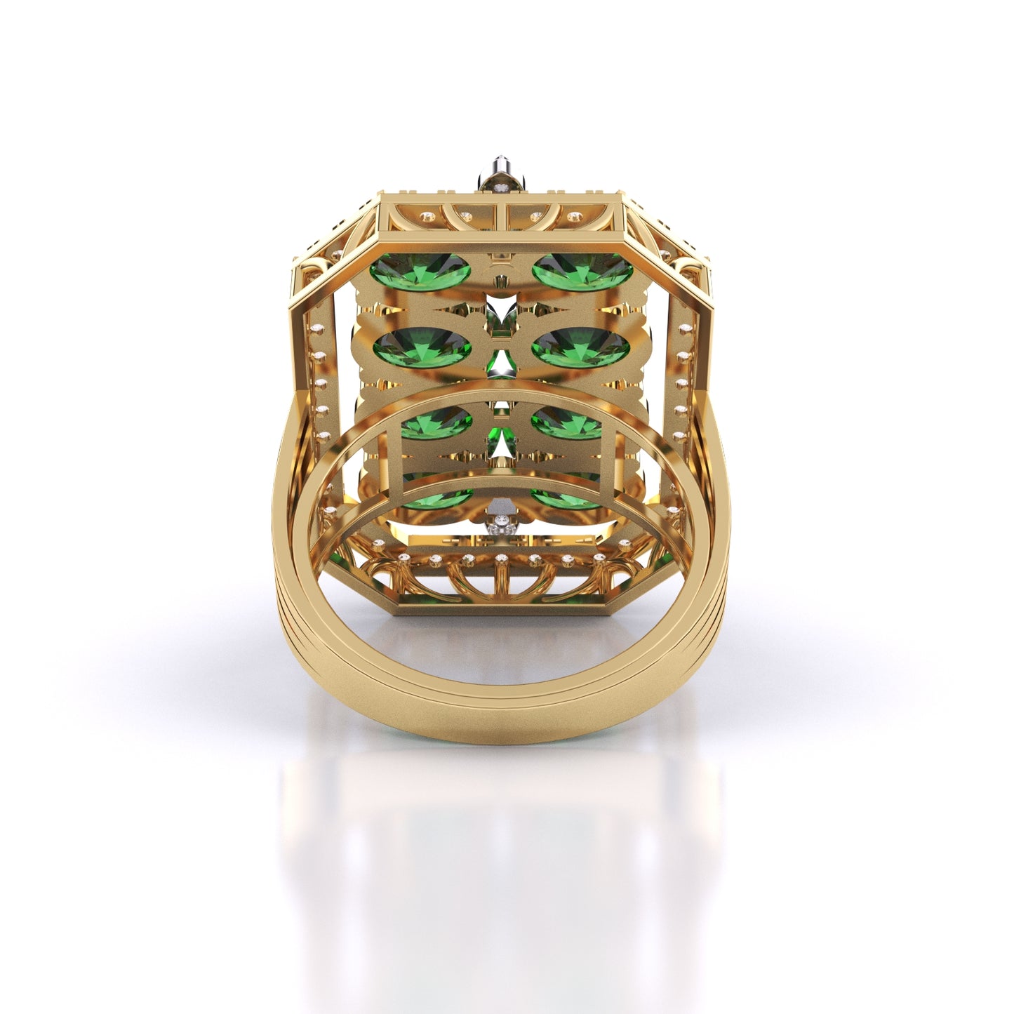 Rectangle Emerald Ring