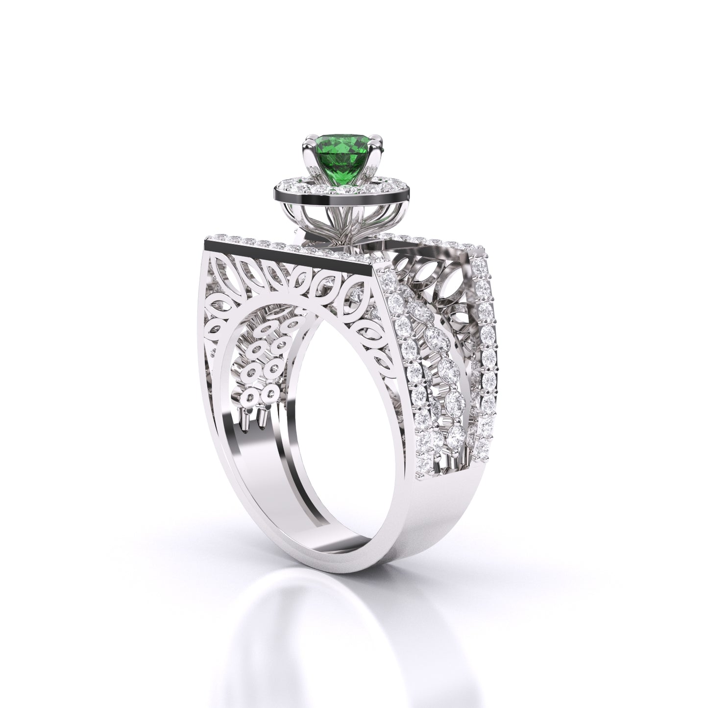 Emerald Aura Ring