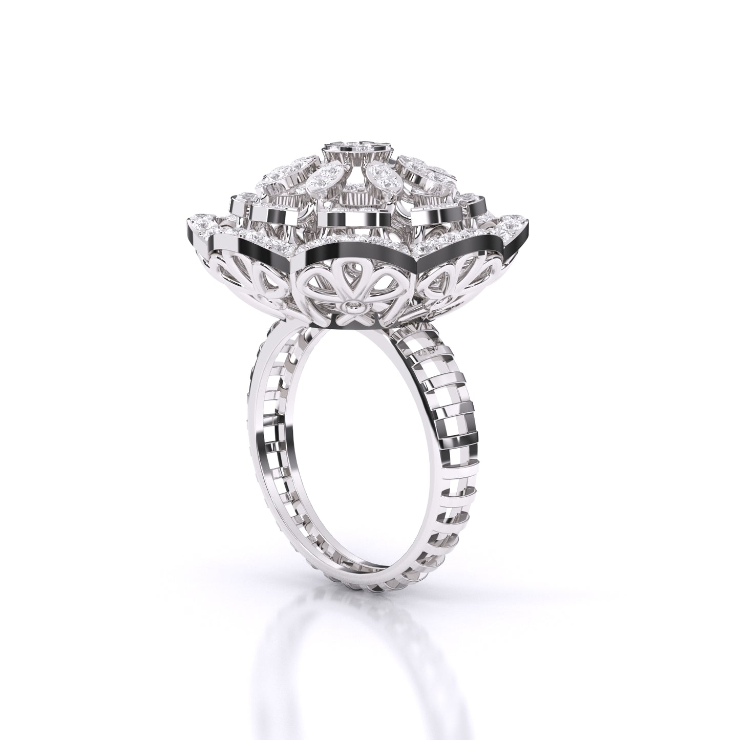 Diamond Charm Ring