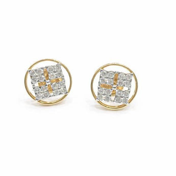 Minimalist Dimaond Cluster Earrings 