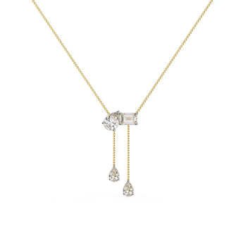Necklace with Diamond Drops Best lab grown diamond jewellery brand