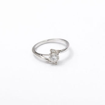 Elegant 4.77 Carat Diamond White Gold Designer Ring
