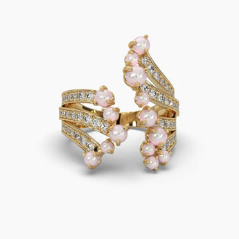 Buy Wrap Casual Diamond Ring at Ivana Jewels Best lab grown diamond jewellery brand