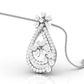 Fancy Shape Pear & Round Diamond Twinkling Tear