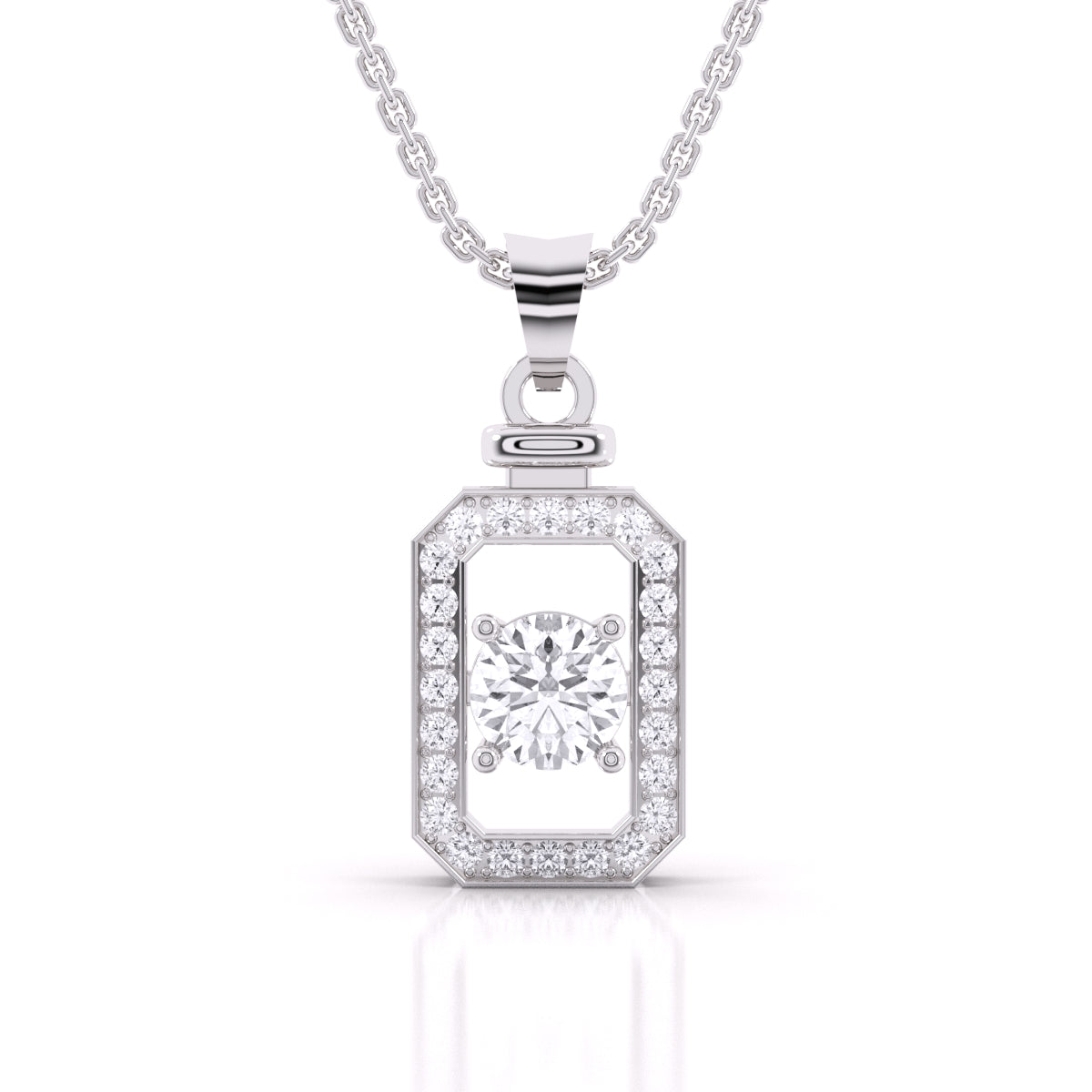 1 Carat Solitaire Diamond Pendant Bourth