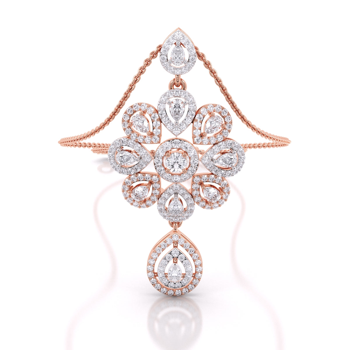 Classic Design Pendant with Fancy Diamond