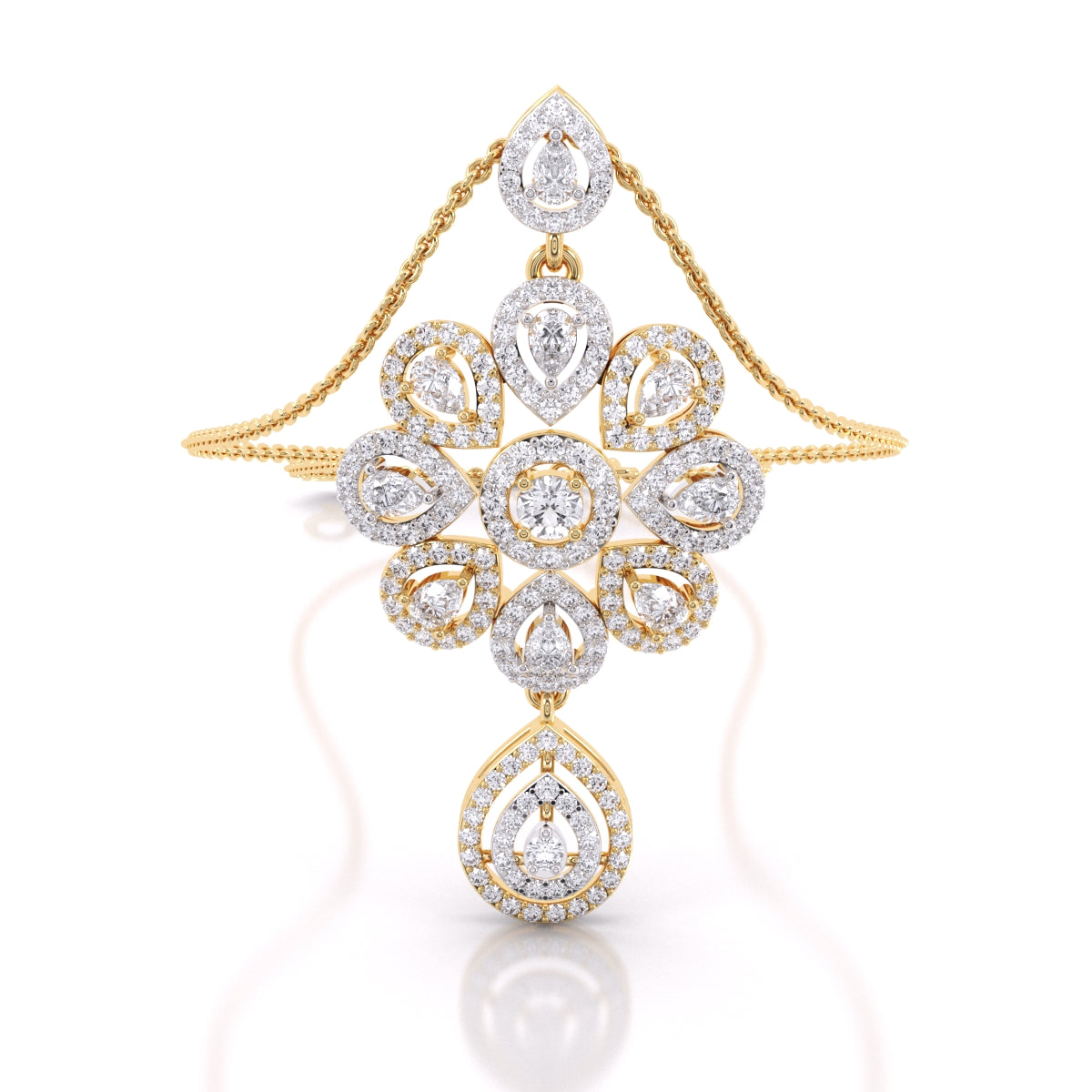 Classic Design Pendant with Fancy Diamond