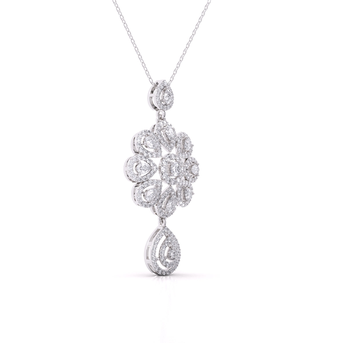 Classic Design Pendant with Fancy Diamond