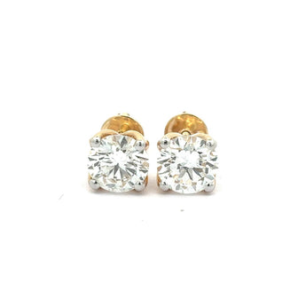 1 Carat Timeless Solitaire Stud Earrings