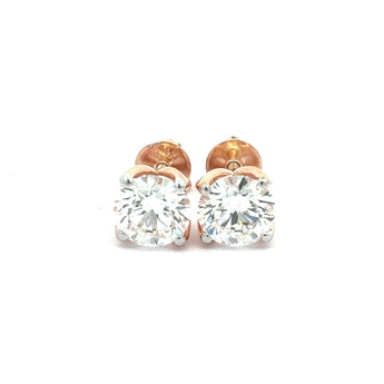1 Carat Timeless Solitaire Stud Earrings