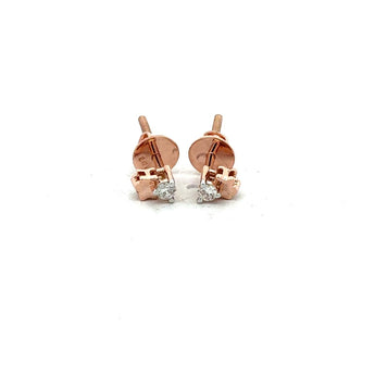 Classic Solitaire Diamond Screw Back Studs