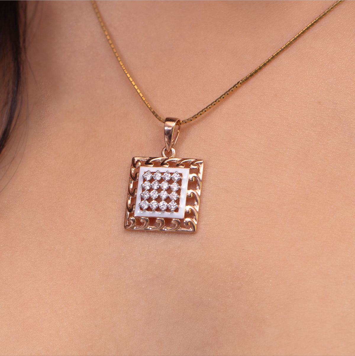 Radial Squared Pendant