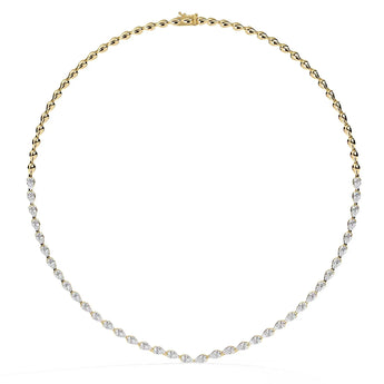 Buy Pear-Shaped Diamond Minimalist Necklace at Ivana Jewels Best lab grown diamond jewellery brand
